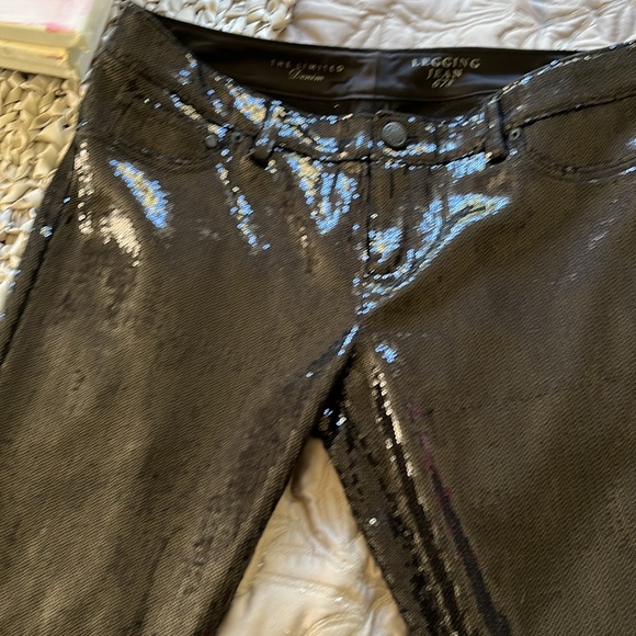 Limited size 12 p sequined legging 5pkt style jean - Picture 3 of 5